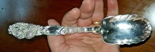 STUNNING TIFFANY & Co.  STERLING SILVER BERRY SPOON in the BLACKBERRY PATTERN 5