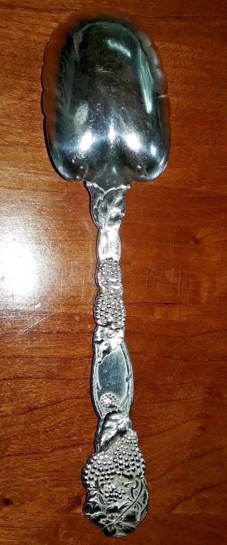 STUNNING TIFFANY & Co.  STERLING SILVER BERRY SPOON in the BLACKBERRY PATTERN 9