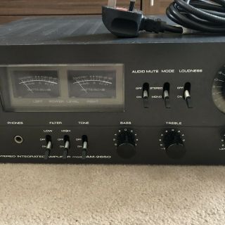 AKAI AM - 2650 Stereo Integrated Amplifier VU Meters,  Vintage Audiophile - AM2650 3