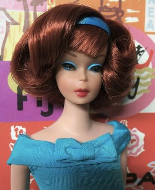 Yes it ' s Vintage American Girl Titian Side Part Barbie Doll byApril 2