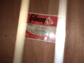 Gourgeous 1977 Gibson J - 55 Acoustic Guitar Vintage Natural w/CASE 11