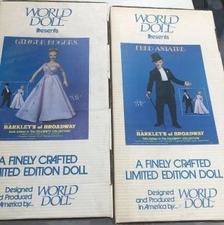 Vtg Rare World Doll Barkleys Broadway Fred Astaire Ginger Rogers