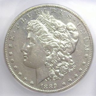 1889 - Cc Morgan Silver Dollar Icg Au - 50 Lists For $6500 Rare Date