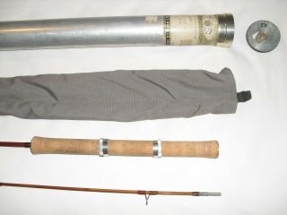 Vintage Orvis Battenkill Impregnated Bamboo spinning Rod 7 ' - 2 piece - 4 1/2 oz 2