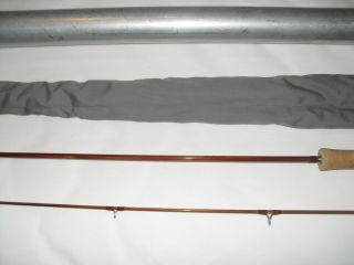 Vintage Orvis Battenkill Impregnated Bamboo spinning Rod 7 ' - 2 piece - 4 1/2 oz 3