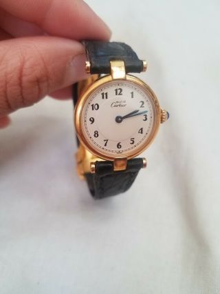 Vintage Cartier Vermeil Watch