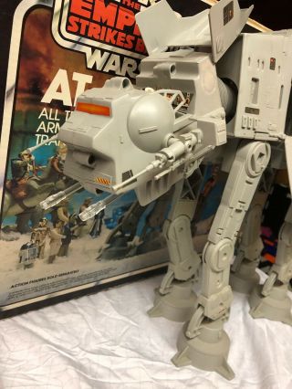 Vintage Star Wars AT - AT Walker 100 and Complete w/Box and Instructions. 2