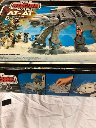 Vintage Star Wars AT - AT Walker 100 and Complete w/Box and Instructions. 9