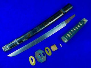 Antique Japanese Japan Tanto Fighting Knife Wakizashi Short Sword