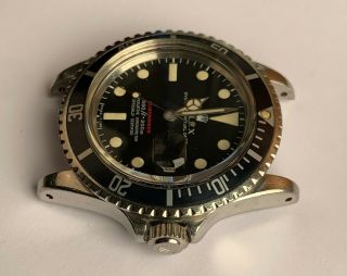 Vintage Rolex RED Submariner 1680 from 1970 1971 Sub Rare PUNCHED PAPERS NR 5