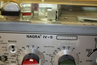 Nagra - IV - S Reel to Reel Tape Recorder - Vintage 3