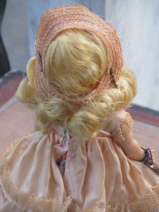 Vintage 1950s Near Vogue Ginny Doll,  All Mistress Mary with Tag 3