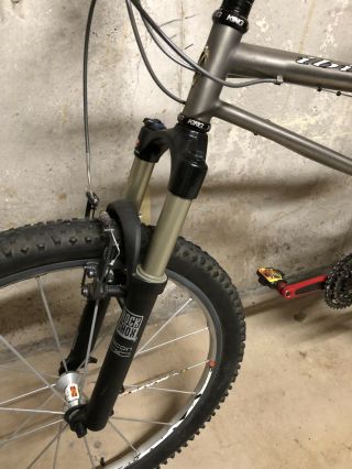 Ibis Bow Ti Titanium Full Suspension Vintage Mountain Bike,  Medium 10