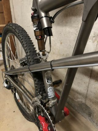 Ibis Bow Ti Titanium Full Suspension Vintage Mountain Bike,  Medium 4