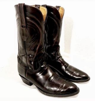 Lucchese Vintage Roper Cowboy Boots 11 San Antonio Men 