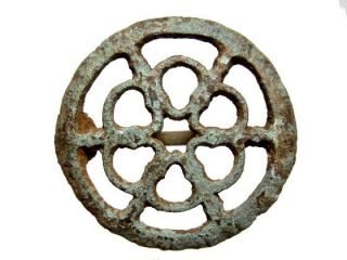 Romano - Celtic Open Work Bronze Wheel Fibulae,  Very Rare Type,