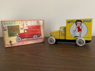 Vintage Tin Delivery Truck By Schylling Toys And Gifts - Betty Boop Lingerie