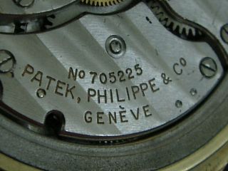 PATEK PHILIPPE REF.  570 RARE OVERSIZED MODEL DIAL FOR THE COLLECTOR. 7