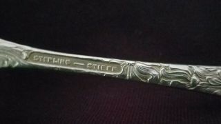 Kirk Stieff Chrysanthemum,  Antique Sterling Silver Sauce Ladle Circa 1904 4