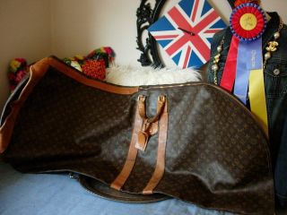 Ultra RARE Vintage LOUIS VUITTON FC GOLF BAG Keepall Carry On Tote Luggage LV 2