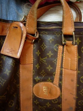 Ultra RARE Vintage LOUIS VUITTON FC GOLF BAG Keepall Carry On Tote Luggage LV 8
