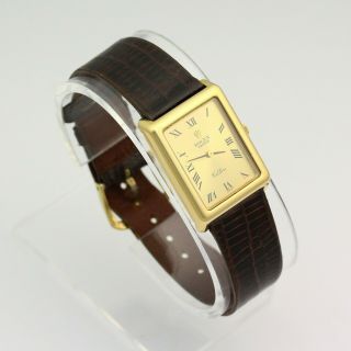 Vintage 1980 ' s 18K Yellow Gold Rolex Cellini Ref.  4103 Wristwatch 3