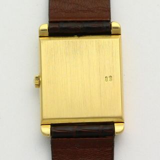 Vintage 1980 ' s 18K Yellow Gold Rolex Cellini Ref.  4103 Wristwatch 5