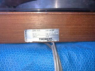 Thorens TD - 165 Turntable / Record Player Vintage 9