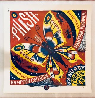 Jim Pollock Hampton 03 Set Of 3 Phish Print Posters Signed L/E Of Only 750 Rare 2