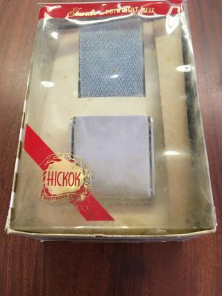 Vintage Nos Hickok Seat Belt American Safety Silver - Traveler Auto Seat Belt