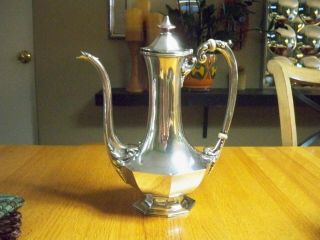 Antique Reed & Barton Sterling Silver Coffee Tea Pot 263 557 Grams