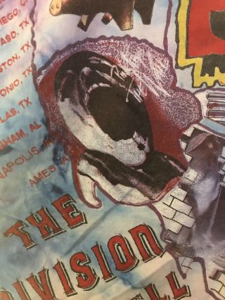 Vintage 1994 Pink Floyd Division Bell Concert Tee Shirt XL Tour Tie Dye 90s Mens 6