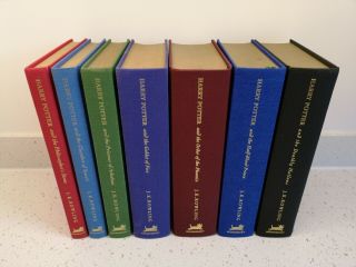 Rare 1st/1st Harry Potter Deluxe Edition Uk Bloomsbury Complete Set First Prints