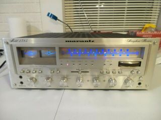 Vintage Marantz 2385 AM/FM Stereo Receiver,  LEDs 185w per channel as - is 2