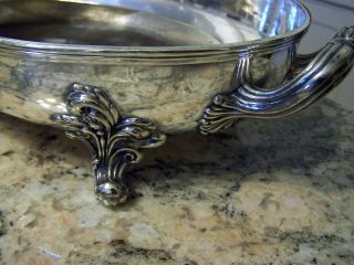 REGAL ROCOCO 19th CENTURY SILVER OPEN WARMING ENTREE TRAY - HOT WATER BATH STYLE 4