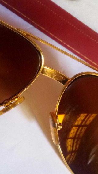 A vintage Cartier vendome Louis men sunglasses 6