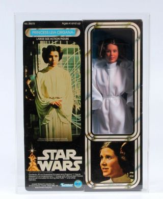 Star Wars Vintage Kenner 12 " Princess Leia Organa Doll Misb Canadian Cas/afa 80,
