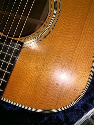 1976 Martin D - 28 Acoustic Guitar Vintage With case 10