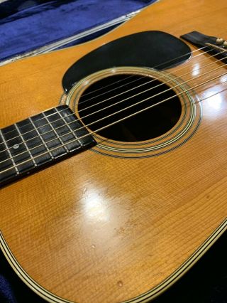 1976 Martin D - 28 Acoustic Guitar Vintage With case 2