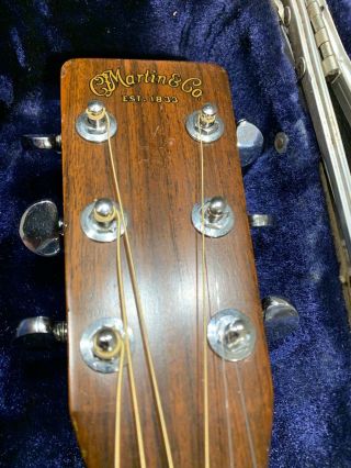 1976 Martin D - 28 Acoustic Guitar Vintage With case 3