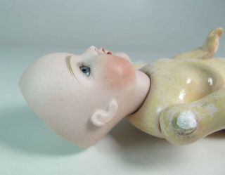 8 Inch Kestner? Bisque Head Doll With Restoration 11