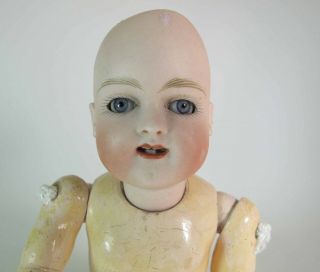 8 Inch Kestner? Bisque Head Doll With Restoration 3