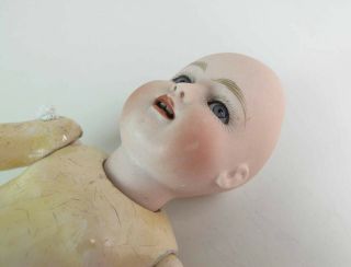 8 Inch Kestner? Bisque Head Doll With Restoration 7