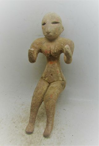 Scarce Circa 2800 - 2000bce Ancient Indus Valley Harappan Terracotta Male Diety