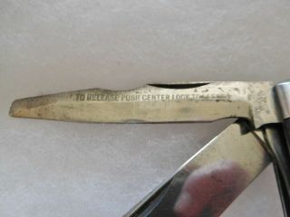 WWII US Army Schrade TL - 29 USA Walden Electrician Pocket Knife 5