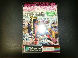 Spider - Man Apple Ii Adventure International Vintage Computer Game