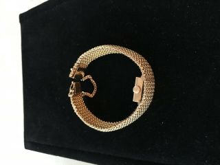 Vintage 14k Gold Mesh Bracelet Watch - Universal Geneve - Swiss Made - 48.  4gms