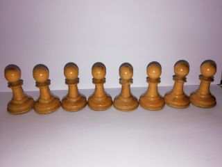 ANTIQUE JAQUES STAUNTON CHESS SET C 1865 TO 70 Steinitz knights weighted felted. 11
