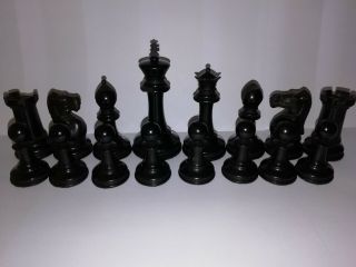 ANTIQUE JAQUES STAUNTON CHESS SET C 1865 TO 70 Steinitz knights weighted felted. 4