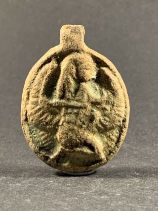 Unique Ancient Egyptian Goddess Isis Amulet Pendant Circa 800 - 500bce